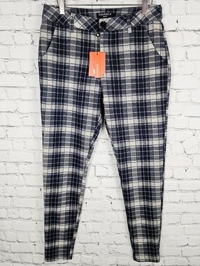 YOUNG LA | Dapper plaid skinny ankle pants